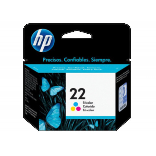 Cartucho hp 22 tricolor