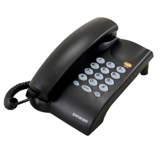 Telefono fijo alambrico pa-7540 bk